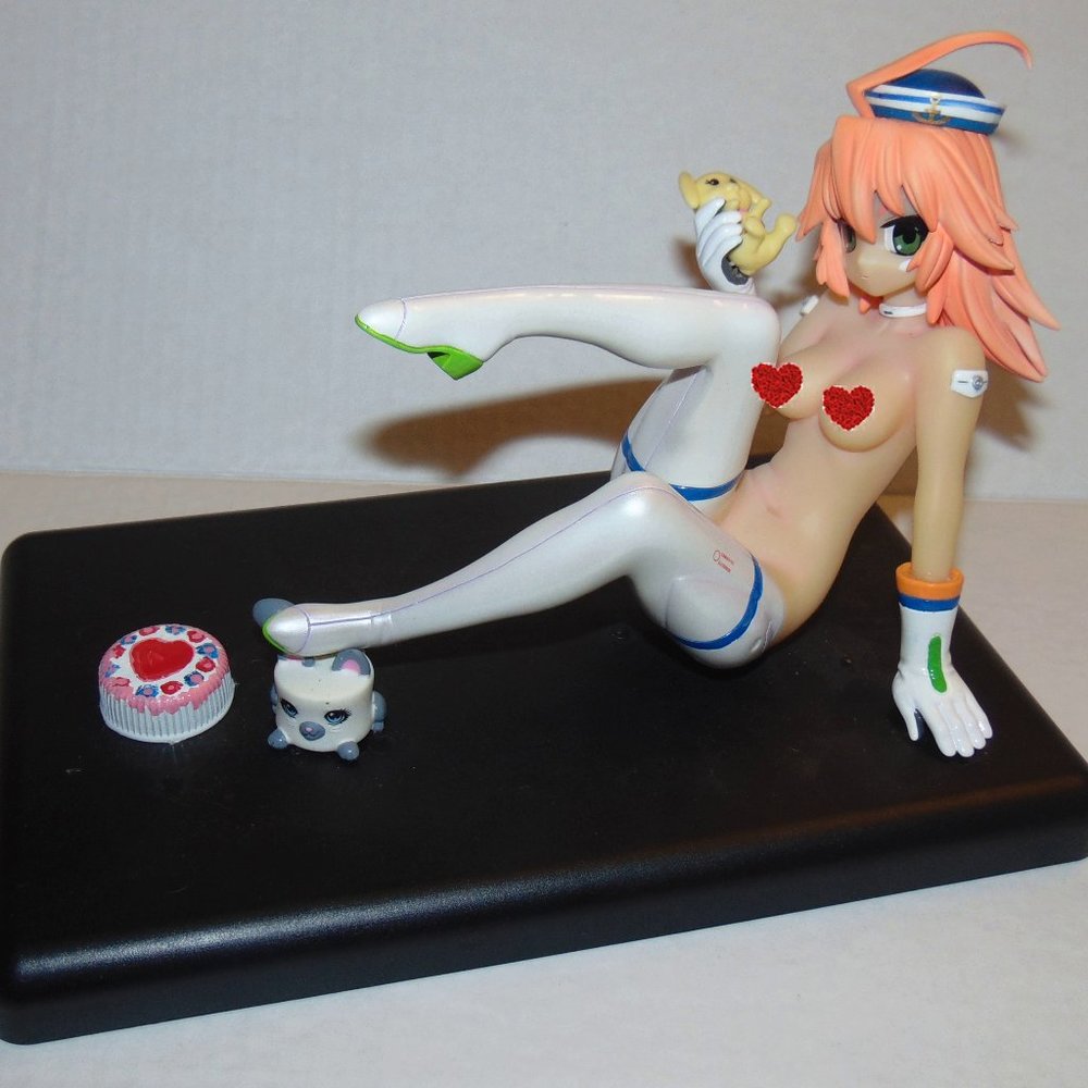 LARGE SEXY Anime Girl and her Teddy Bear!!! 10"